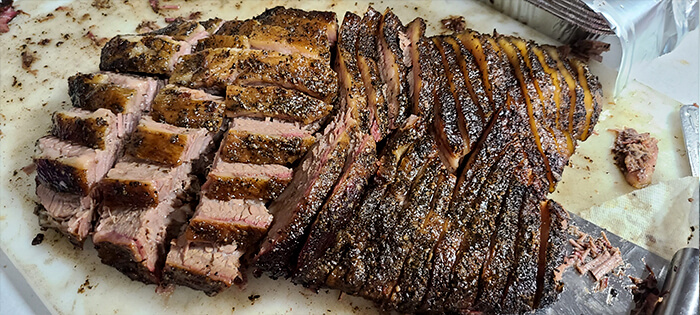 Slow-smoked barbecue